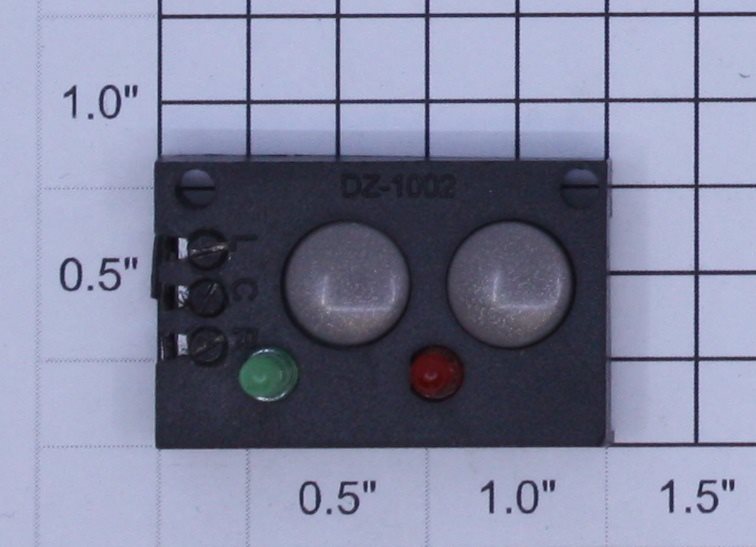 Z-Stuff DZ-1002 Remote 2-Button Green and Red LED's Switch Controller