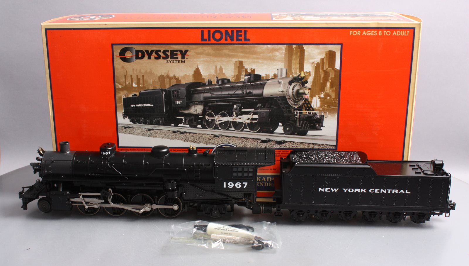 Lionel 6-18079 O New York Central Mikado 2-8-2 Steam Locomotive & Tender #1967 LN/Box