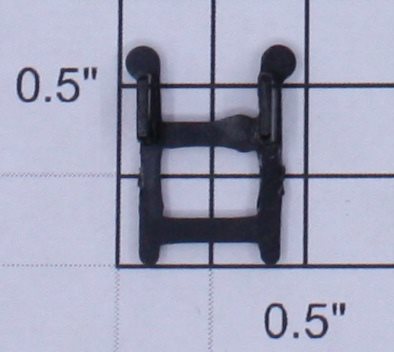 Lionel 2333-15 F3 Plastic Side Ladder with Two Side Tabs