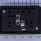 American Flyer XA14A964-N S Gauge Sawmill Control Button with Fahnestock Clips