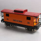 MTH 10-2043 Std. Gauge MTH Lines Orange & Maroon w/Brass 200 Series Caboose