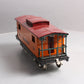 MTH 10-2043 Std. Gauge MTH Lines Orange & Maroon w/Brass 200 Series Caboose