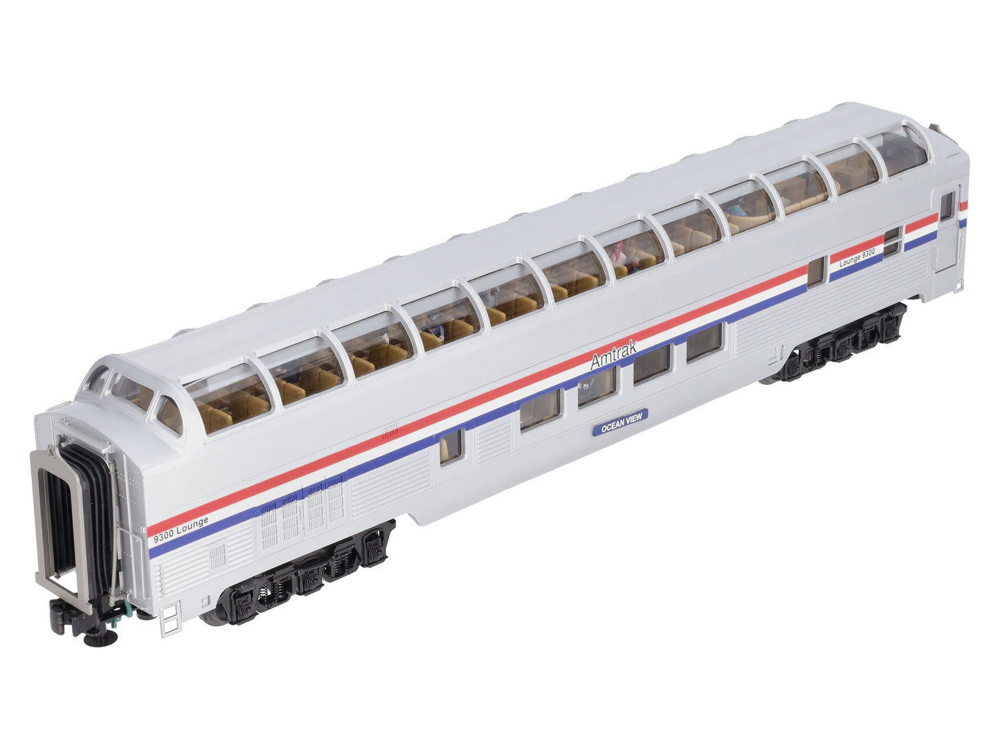 MTH 20-67198 O Amtrak 70' Streamlined Full Length Vista Dome Passenger Car #9300 LN/Box