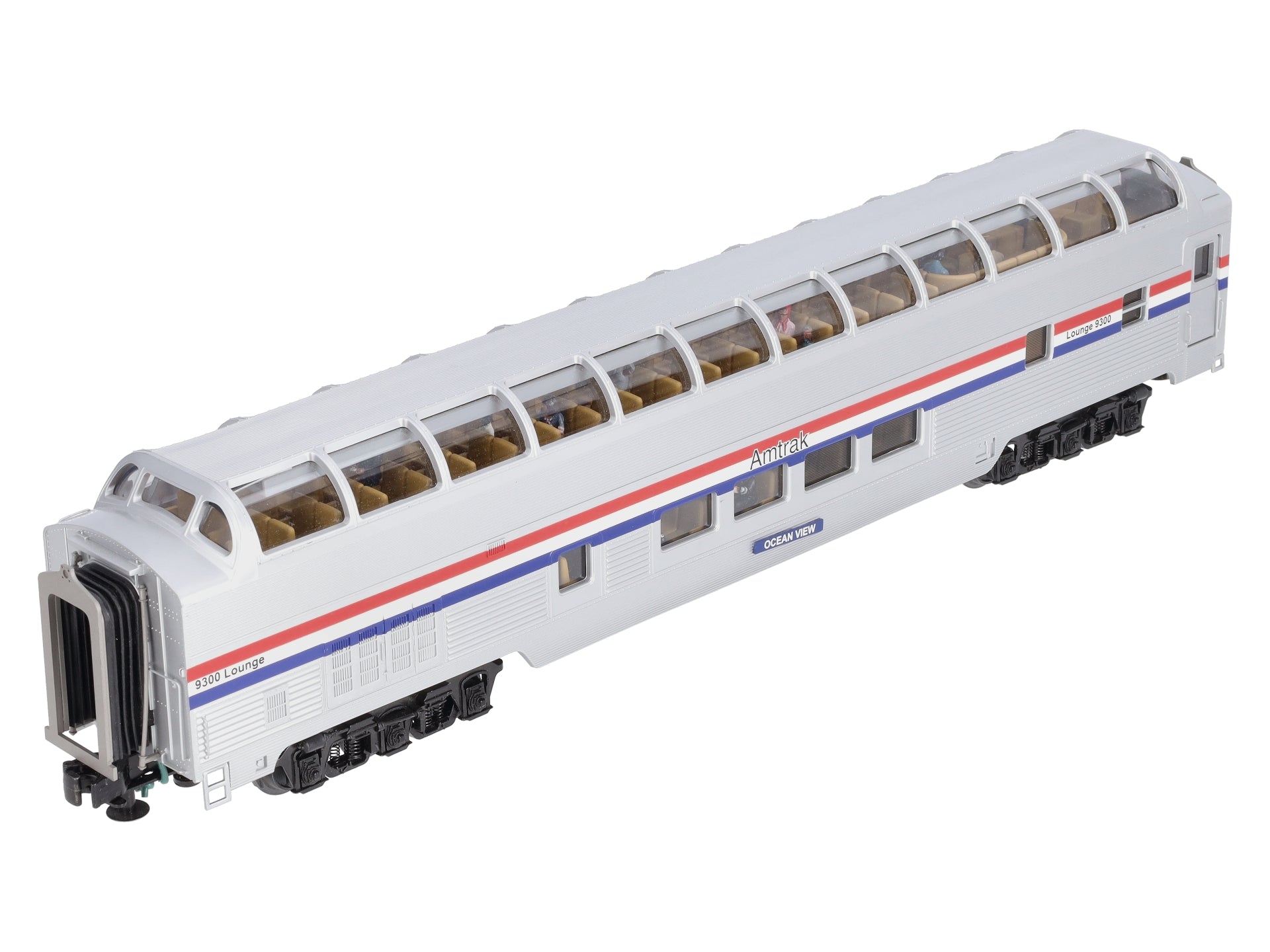 MTH 20-67198 O Amtrak 70' Streamlined Full Length Vista Dome Passenger Car #9300 LN/Box