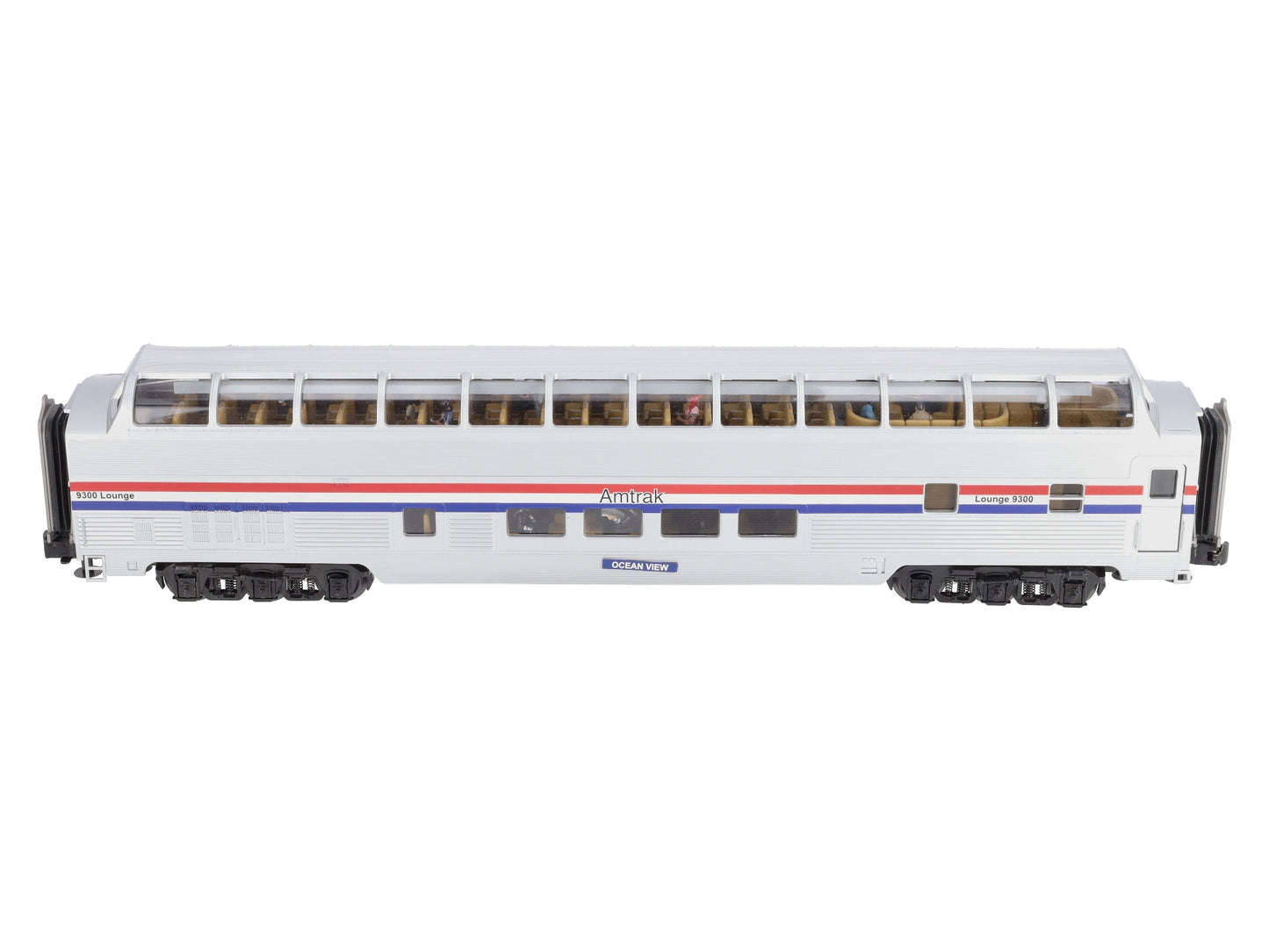 MTH 20-67198 O Amtrak 70' Streamlined Full Length Vista Dome Passenger Car #9300 LN/Box