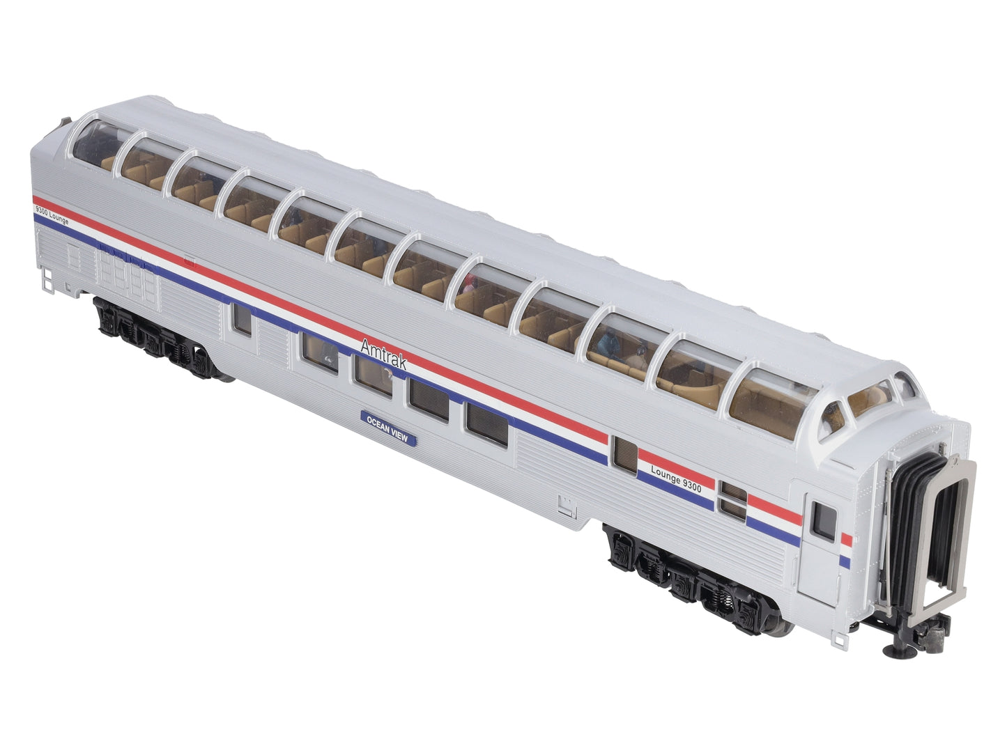 MTH 20-67198 O Amtrak 70' Streamlined Full Length Vista Dome Passenger Car #9300 LN/Box