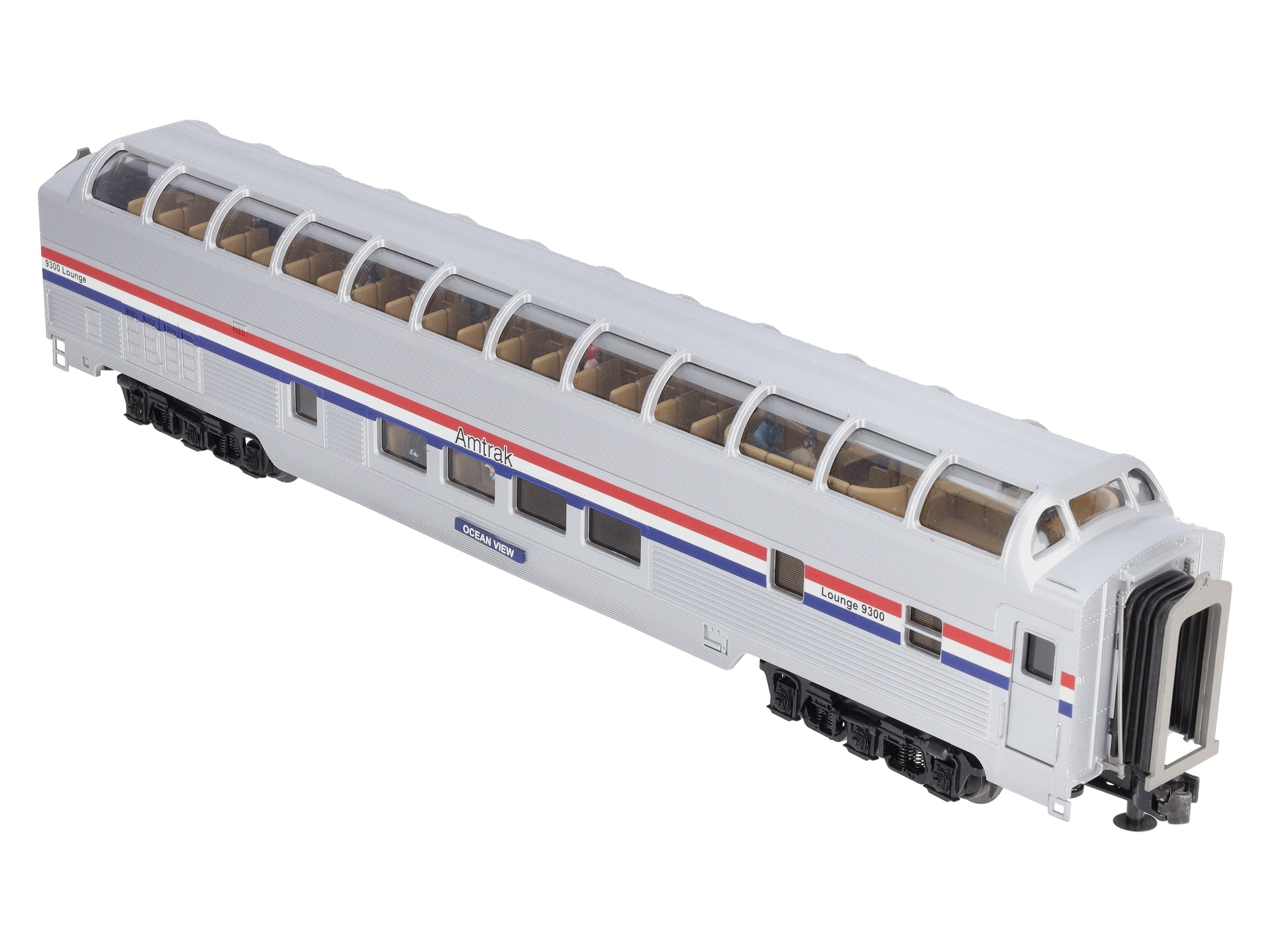 MTH 20-67198 O Amtrak 70' Streamlined Full Length Vista Dome Passenger Car #9300 LN/Box