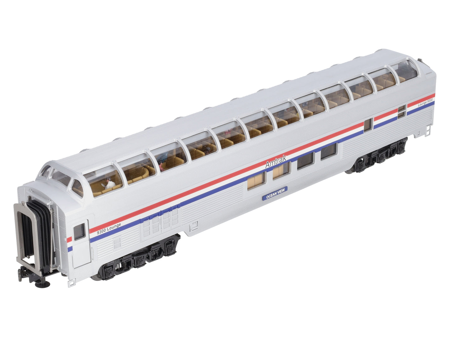 MTH 20-67198 O Amtrak 70' Streamlined Full Length Vista Dome Passenger Car #9300 LN/Box