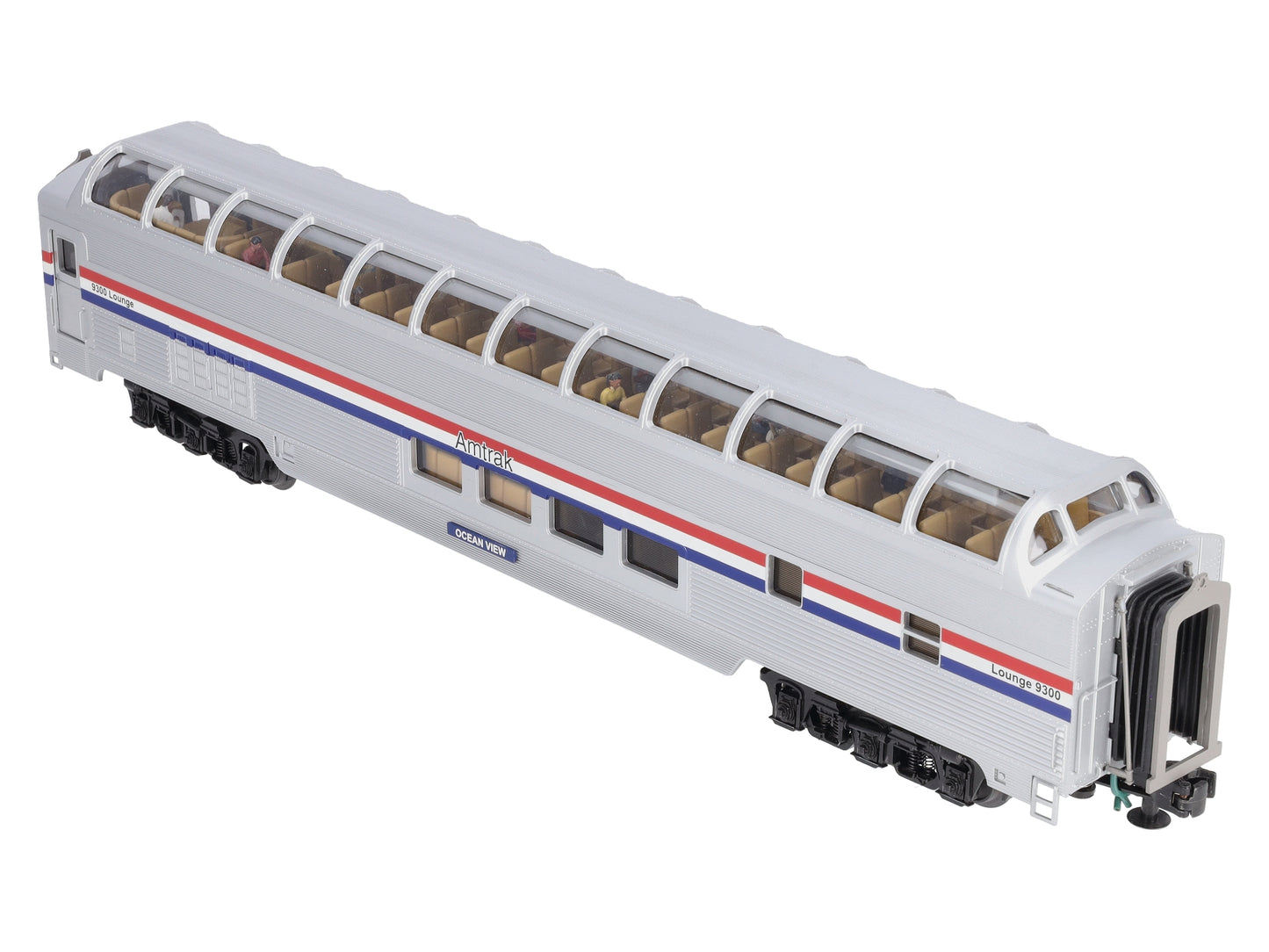 MTH 20-67198 O Amtrak 70' Streamlined Full Length Vista Dome Passenger Car #9300 LN/Box