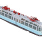 Trix 22191 HO DB Electric Class Powered Observation Car #491 001-4 LN/Box
