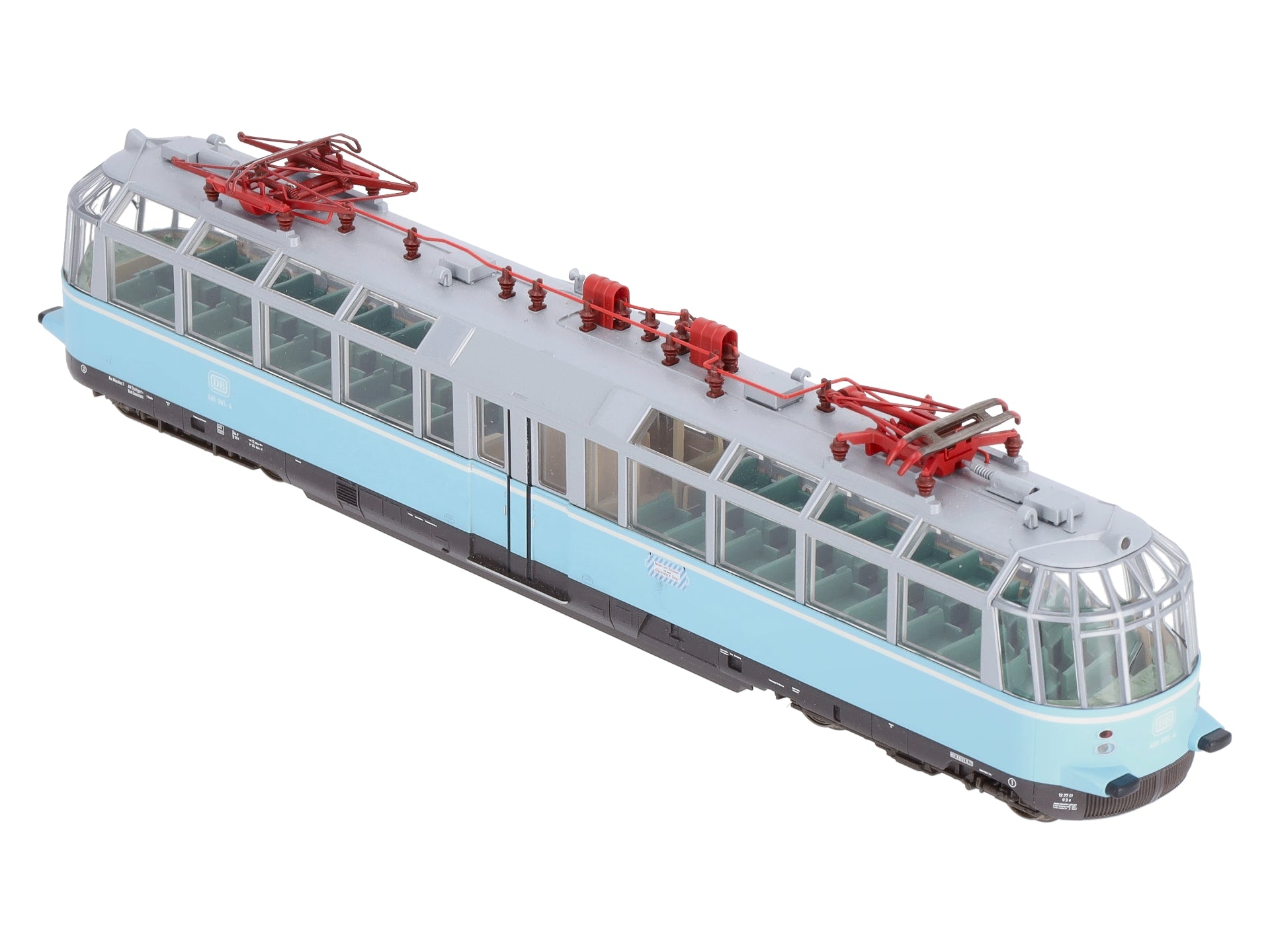 Trix 22191 HO DB Electric Class Powered Observation Car #491 001-4 LN/Box