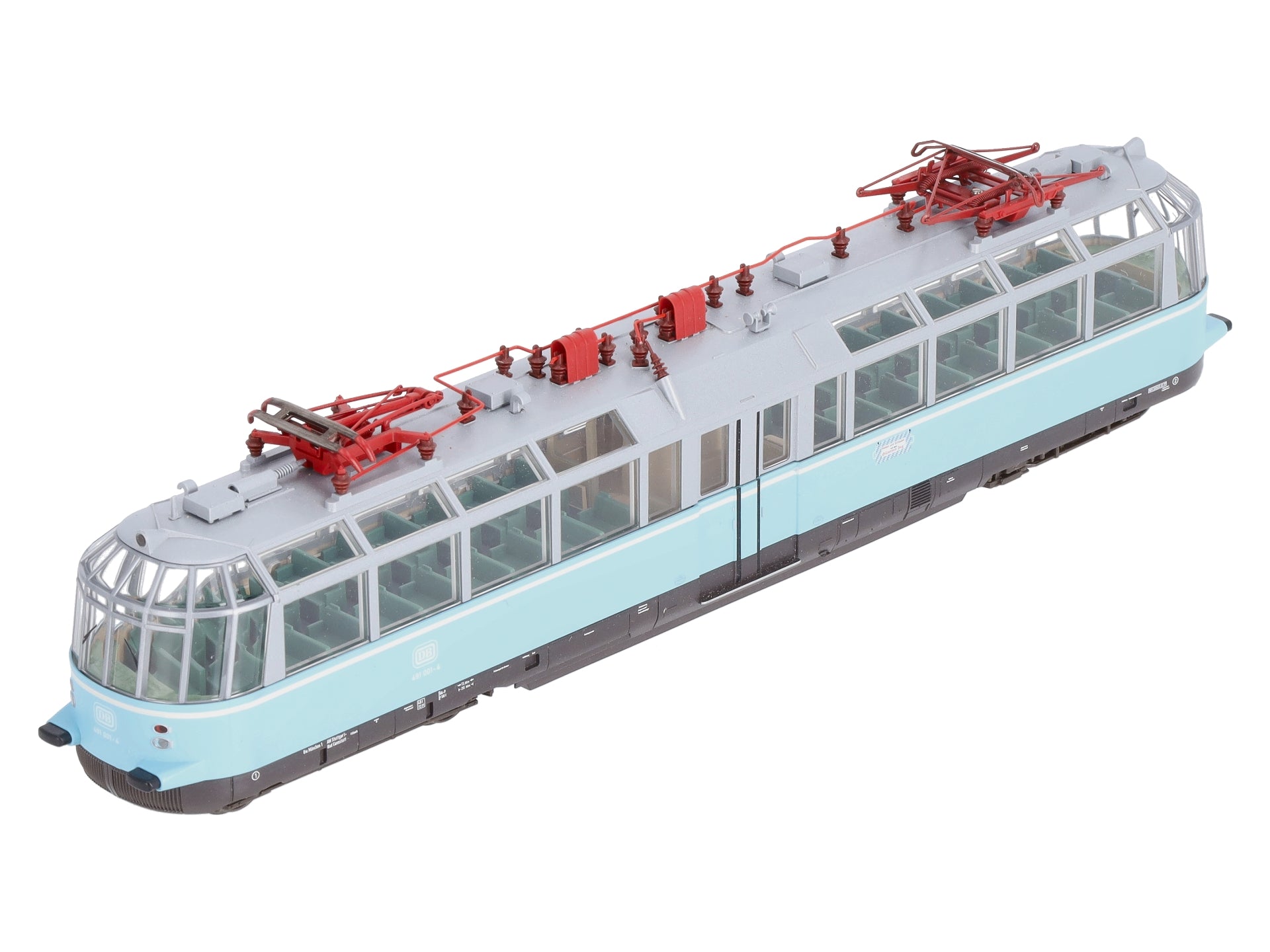 Trix 22191 HO DB Electric Class Powered Observation Car #491 001-4 LN/Box