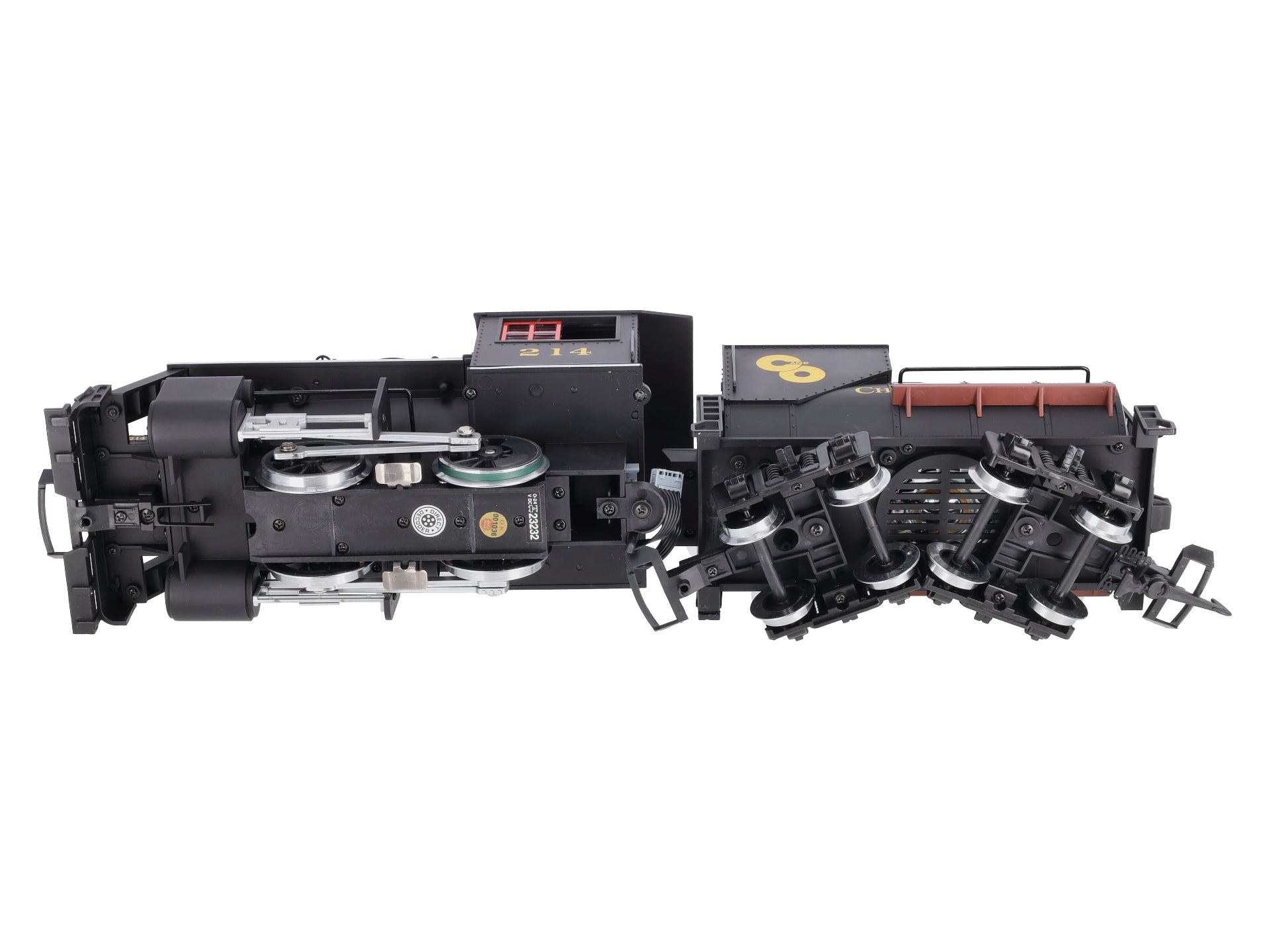 LGB 23232 G Scale C&O 0-4-0 Steam Locomotive & Tender w/Sound