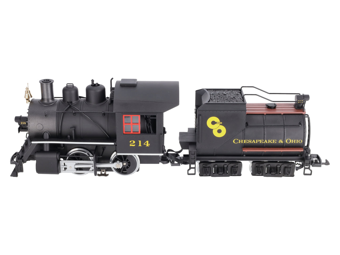 LGB 23232 G Scale C&O 0-4-0 Steam Locomotive & Tender w/Sound