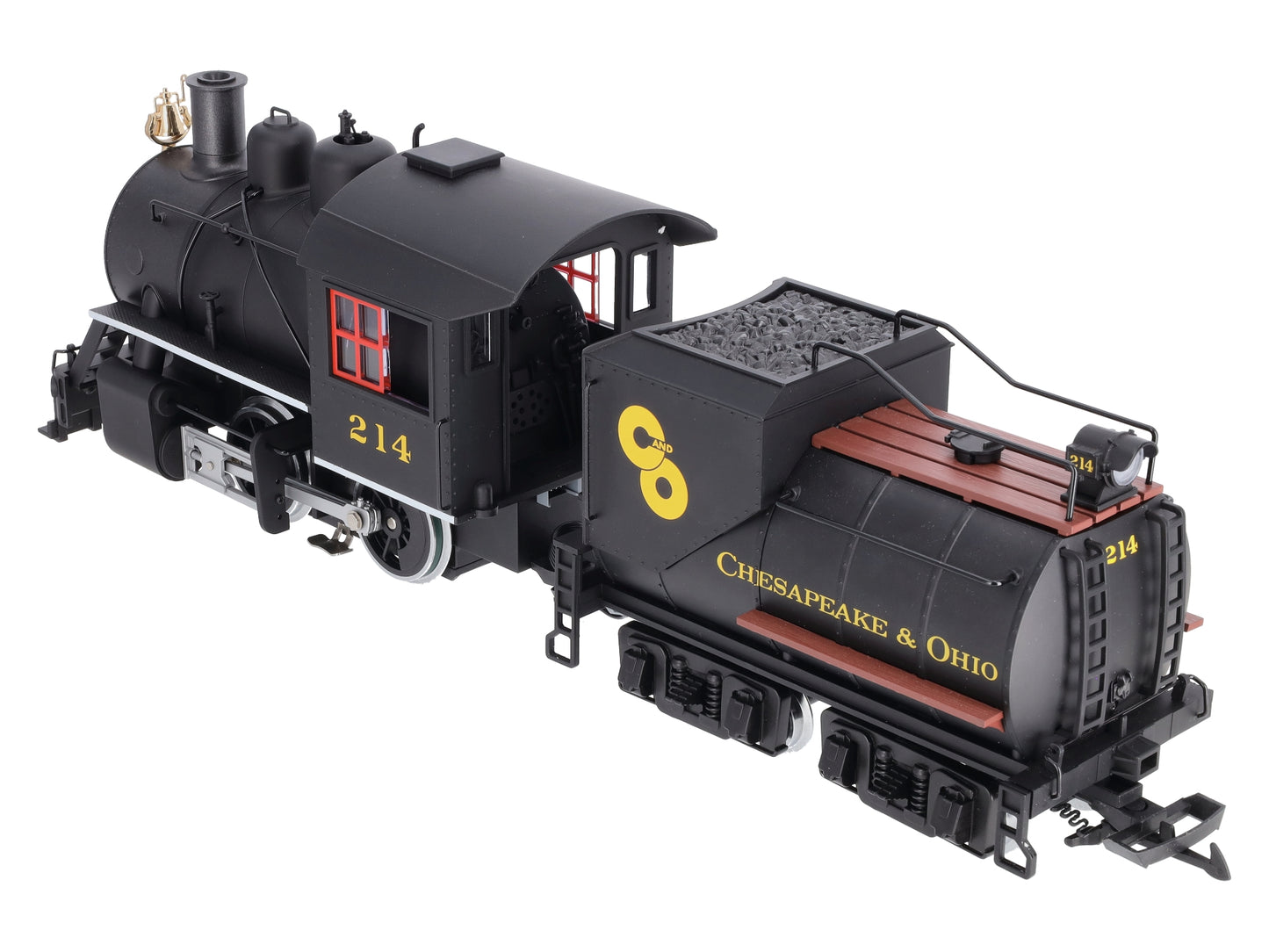 LGB 23232 G Scale C&O 0-4-0 Steam Locomotive & Tender w/Sound