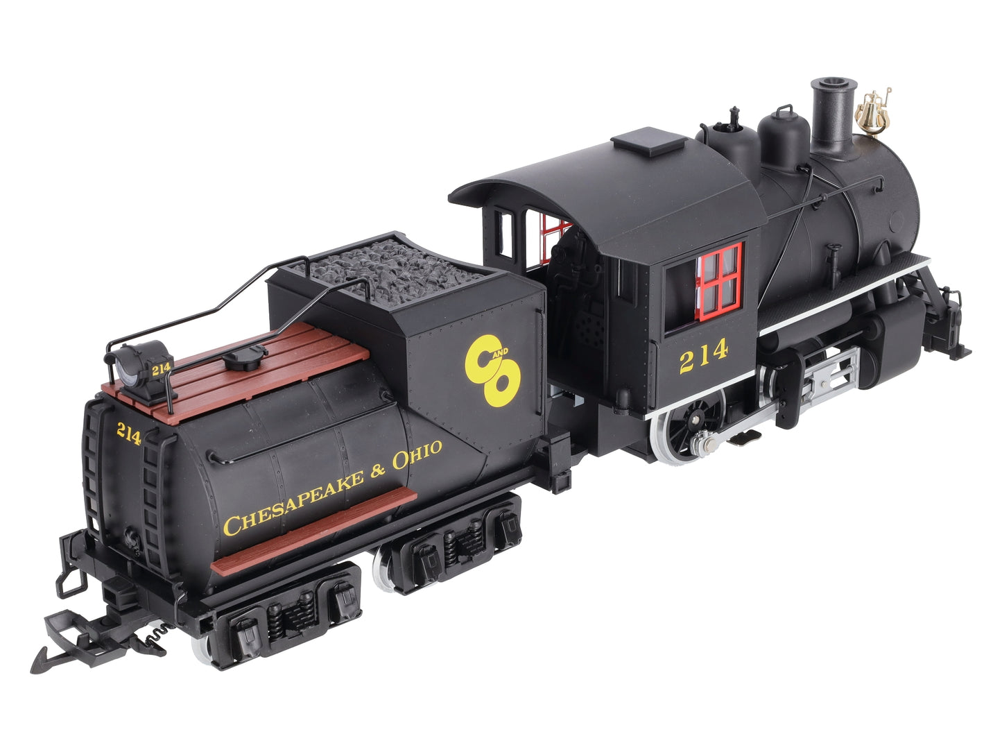 LGB 23232 G Scale C&O 0-4-0 Steam Locomotive & Tender w/Sound