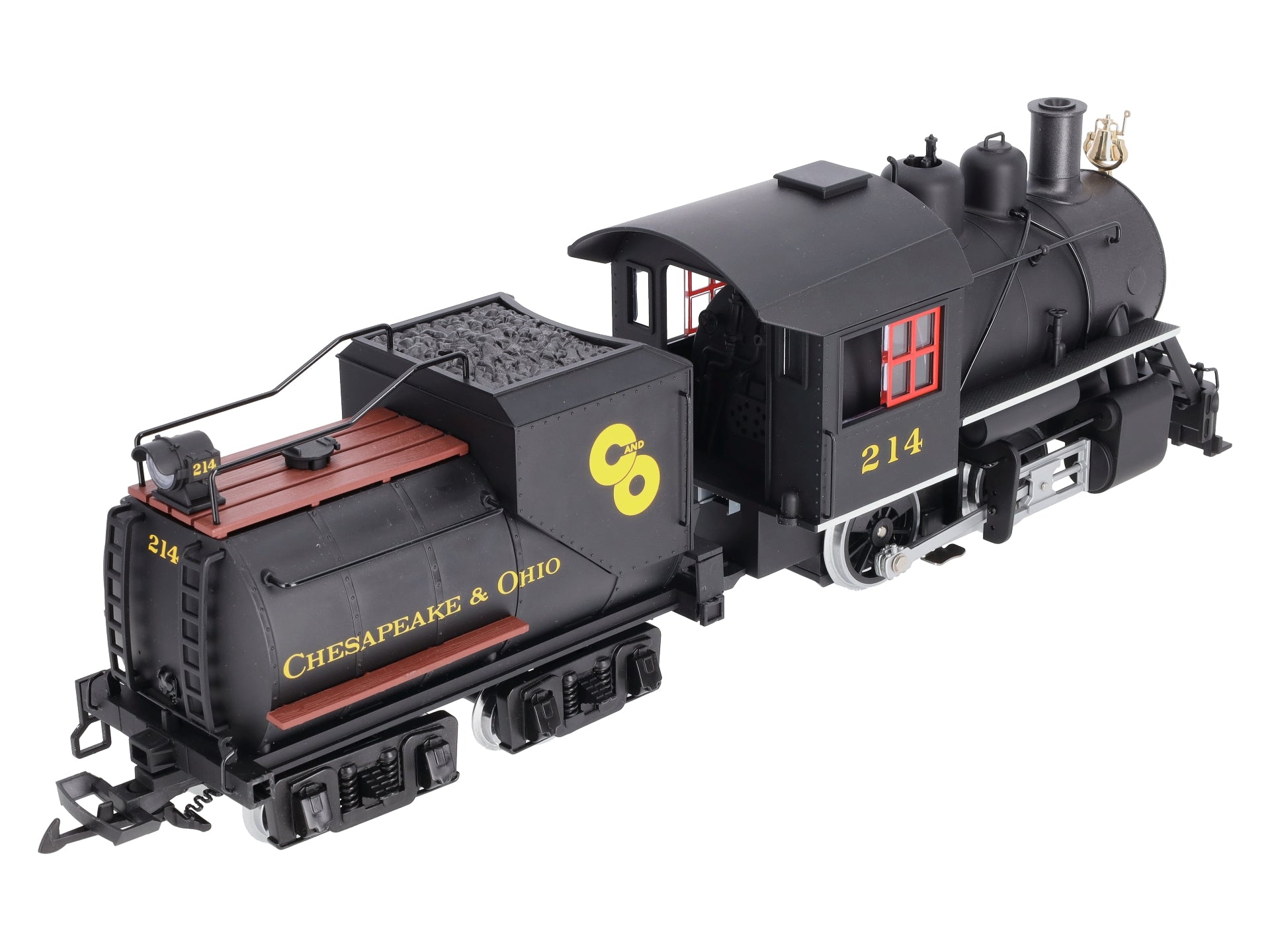 LGB 23232 G Scale C&O 0-4-0 Steam Locomotive & Tender w/Sound