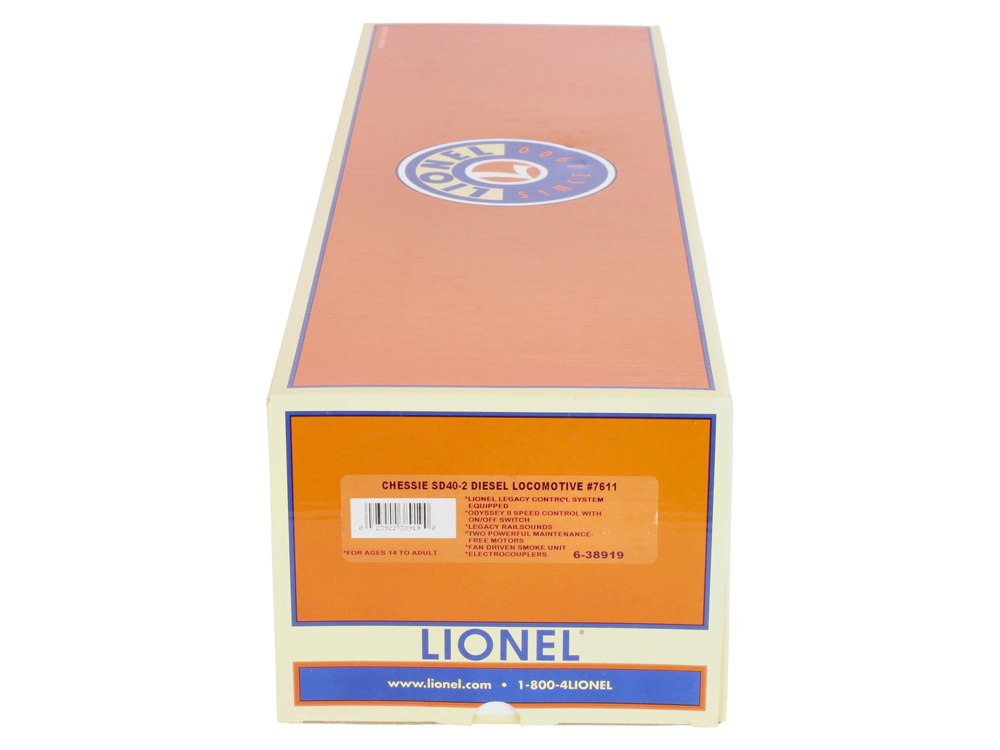 Lionel 6-38919 Chessie Legacy SD40-2 Diesel Locomotive #7611