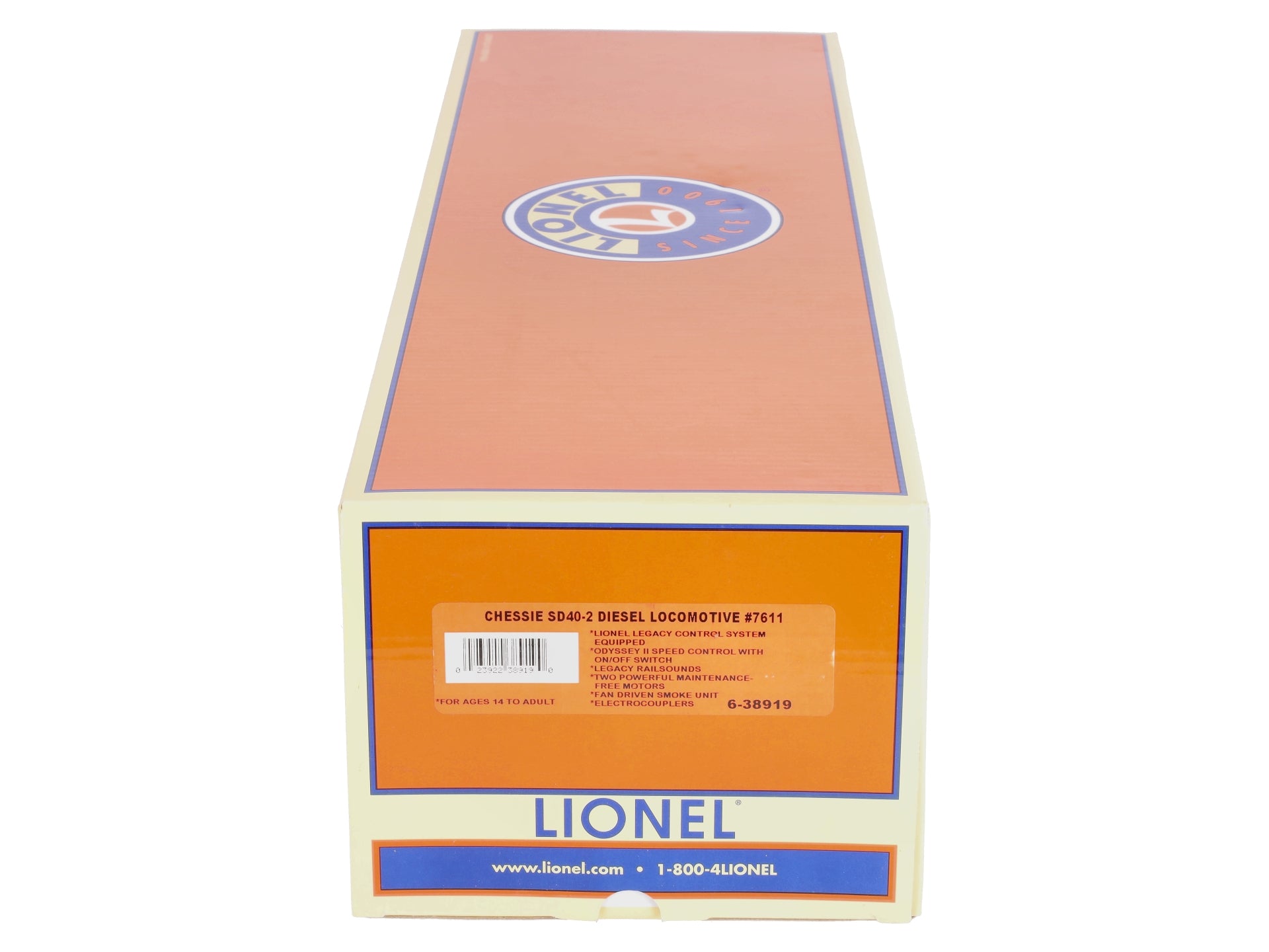 Lionel 6-38919 Chessie Legacy SD40-2 Diesel Locomotive #7611