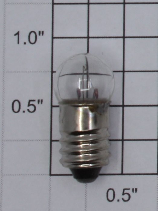 Lionel 1447 18-Volt Screw Base Clear Small Globe Light Bulb