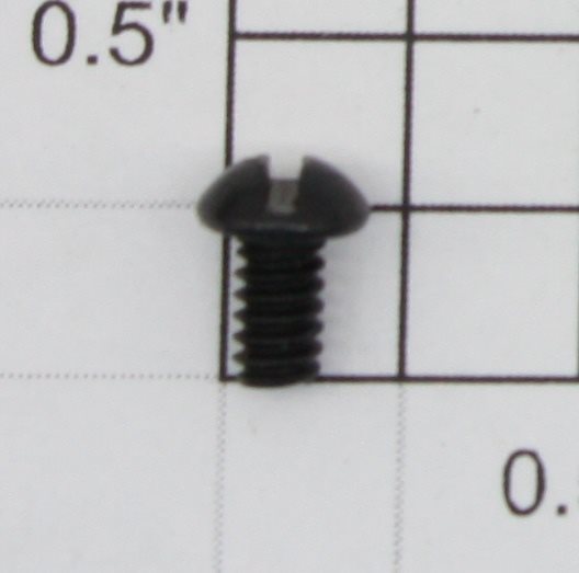 Lionel #6-32 x 1/4" Black Slotted Round Head Screw