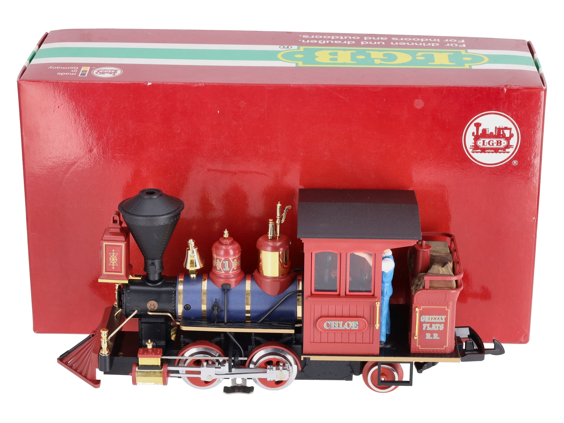 LGB 20130 G Scale Grizzly Flats Chloe Steam Locomotive LN/Box