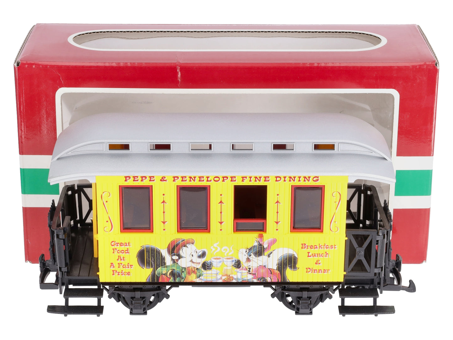 LGB 35065 G Gauge Pepe and Penelope Dining Car EX/Box