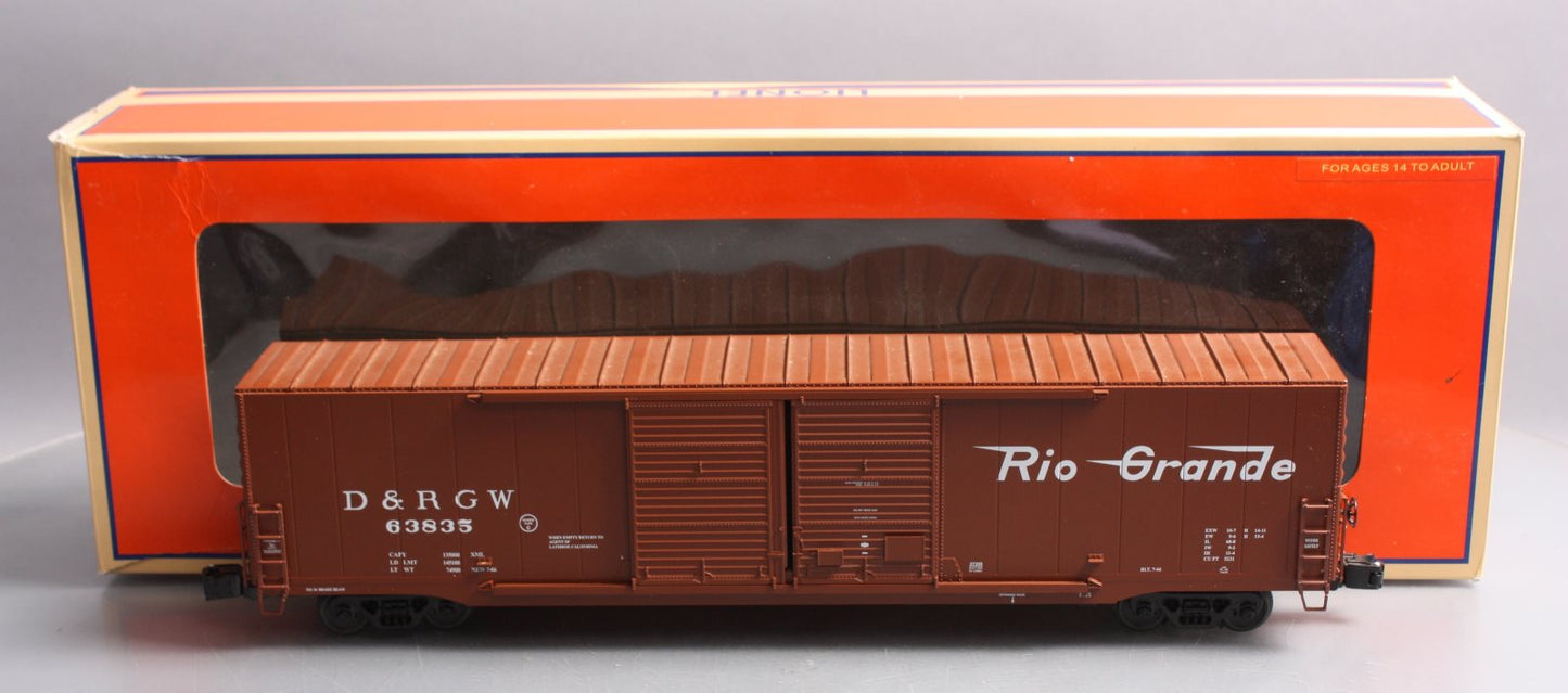 Lionel 6-27209 O Denver & Rio Grande Western Pullman-Standard Boxcar #63835