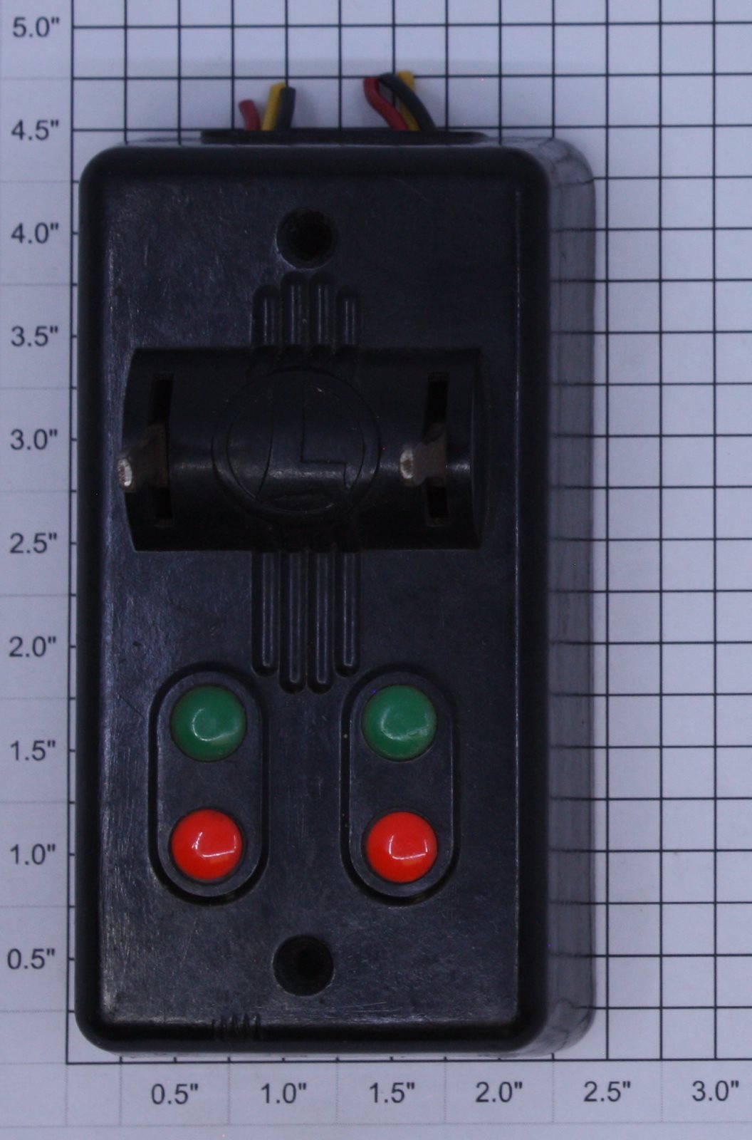 Lionel 1122-100 O27 Gauge Switch Controller with Hard Plastic Lenses & No Wires