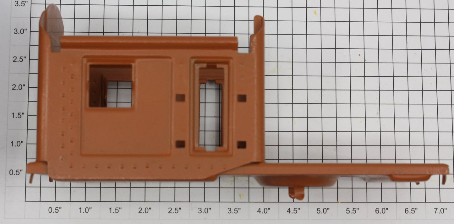 Lionel 810-01 Terracotta Body, No Base Plate of Derrick Crane Car-Incomplete