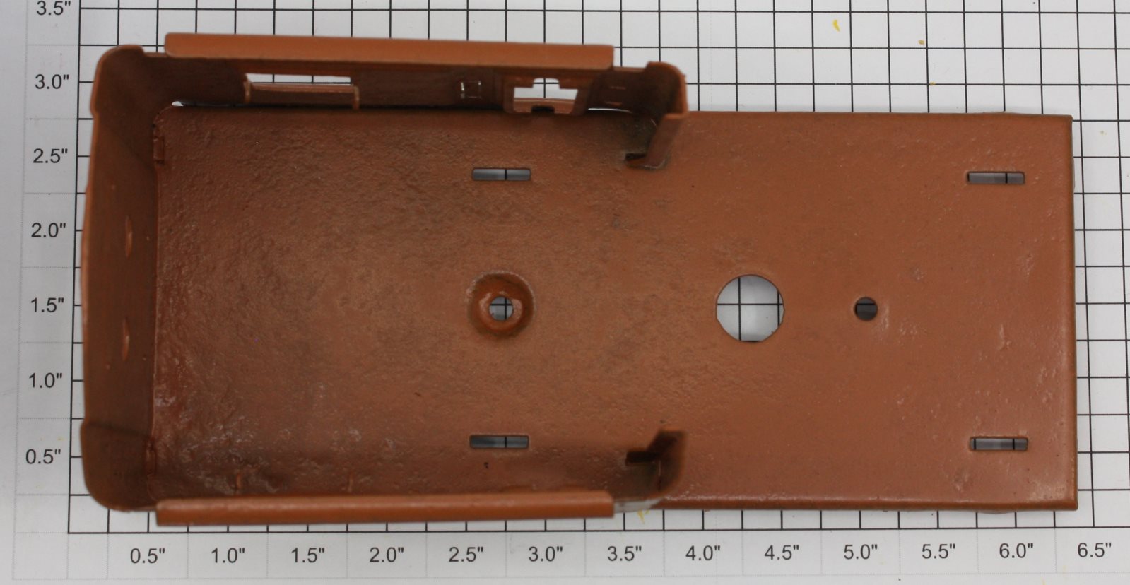 Lionel 810-01 Terracotta Body, No Base Plate of Derrick Crane Car-Incomplete