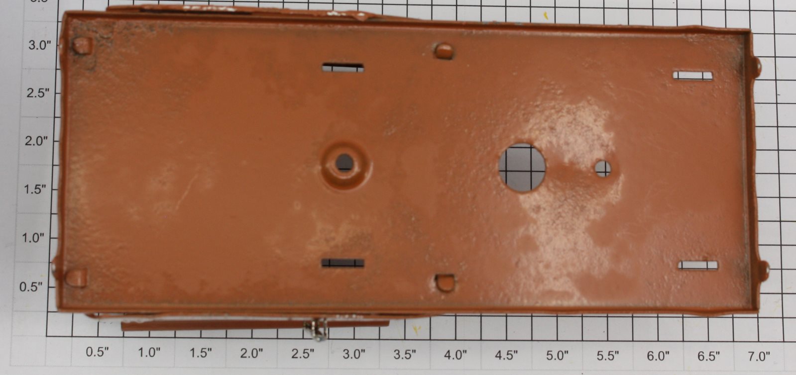 Lionel 810-01 Terracotta Body, No Base Plate of Derrick Crane Car-Incomplete