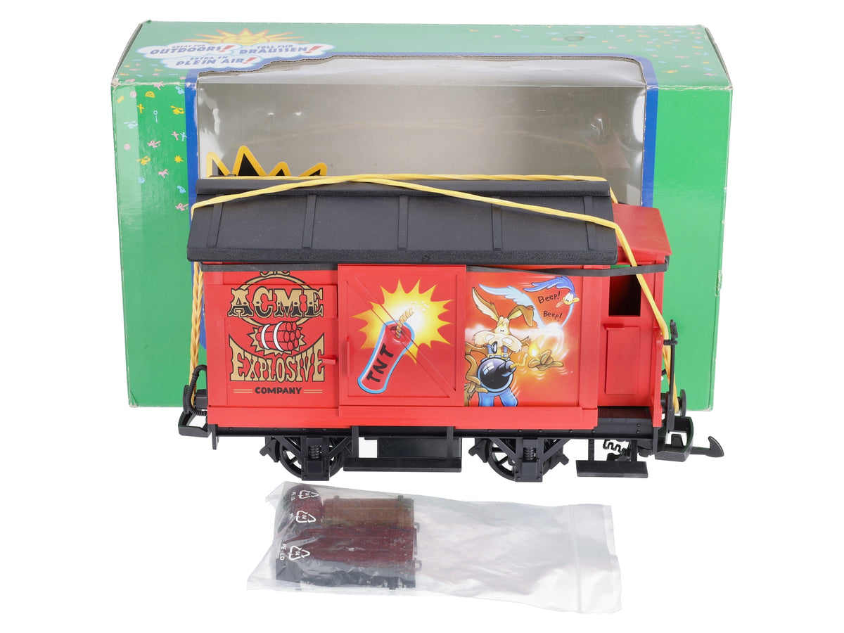 LGB 94108 G Scale Exploding Boxcar NIB
