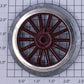 Lionel 5L-41 Dark Red Spoked 2-1/2" Std. Gauge Loco Gear Wheel