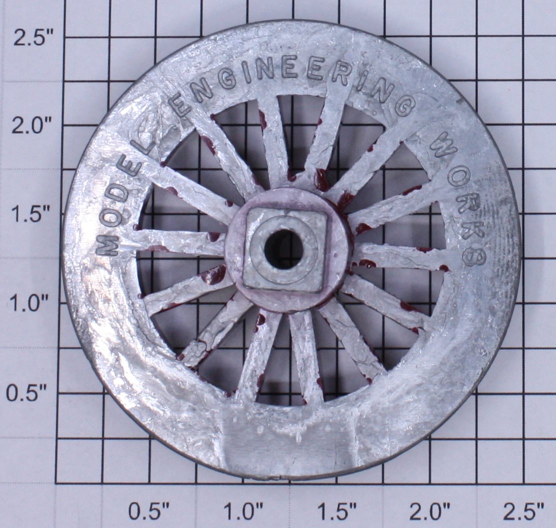 Lionel 5L-41 Dark Red Spoked 2-1/2" Std. Gauge Loco Gear Wheel
