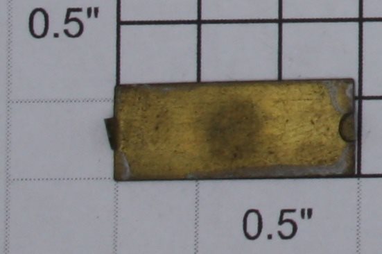 Lionel 517-5 Standard Gauge No.517 Brass Nameplate with Tabs