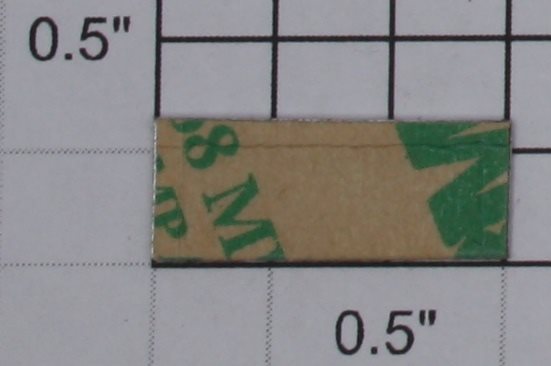 Lionel 514R-4 No.514R Nickel Nameplate with Adhesive