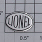 Lionel 516-4 Nickel "Lionel" Nameplate