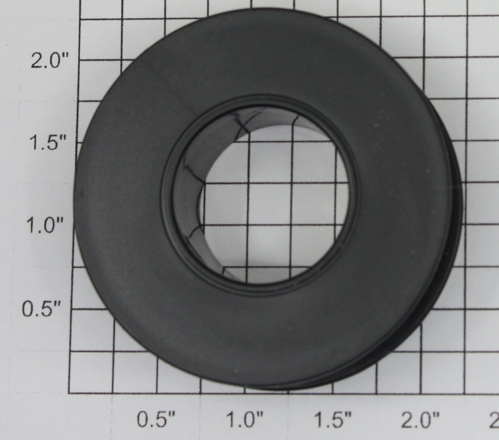 Lionel 100-1 Smooth Black Cable Reel with No lettering, No Design