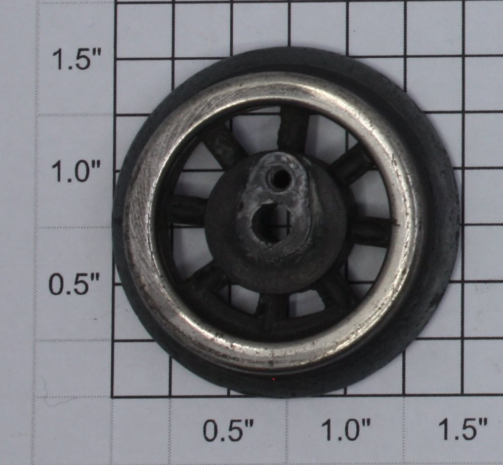 Lionel SLS-260E-7 Black Spoked Plain Drive Wheel with Teardrop Screw Boss