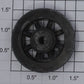Lionel SLS-260E-7 Black Spoked Plain Drive Wheel with Teardrop Screw Boss