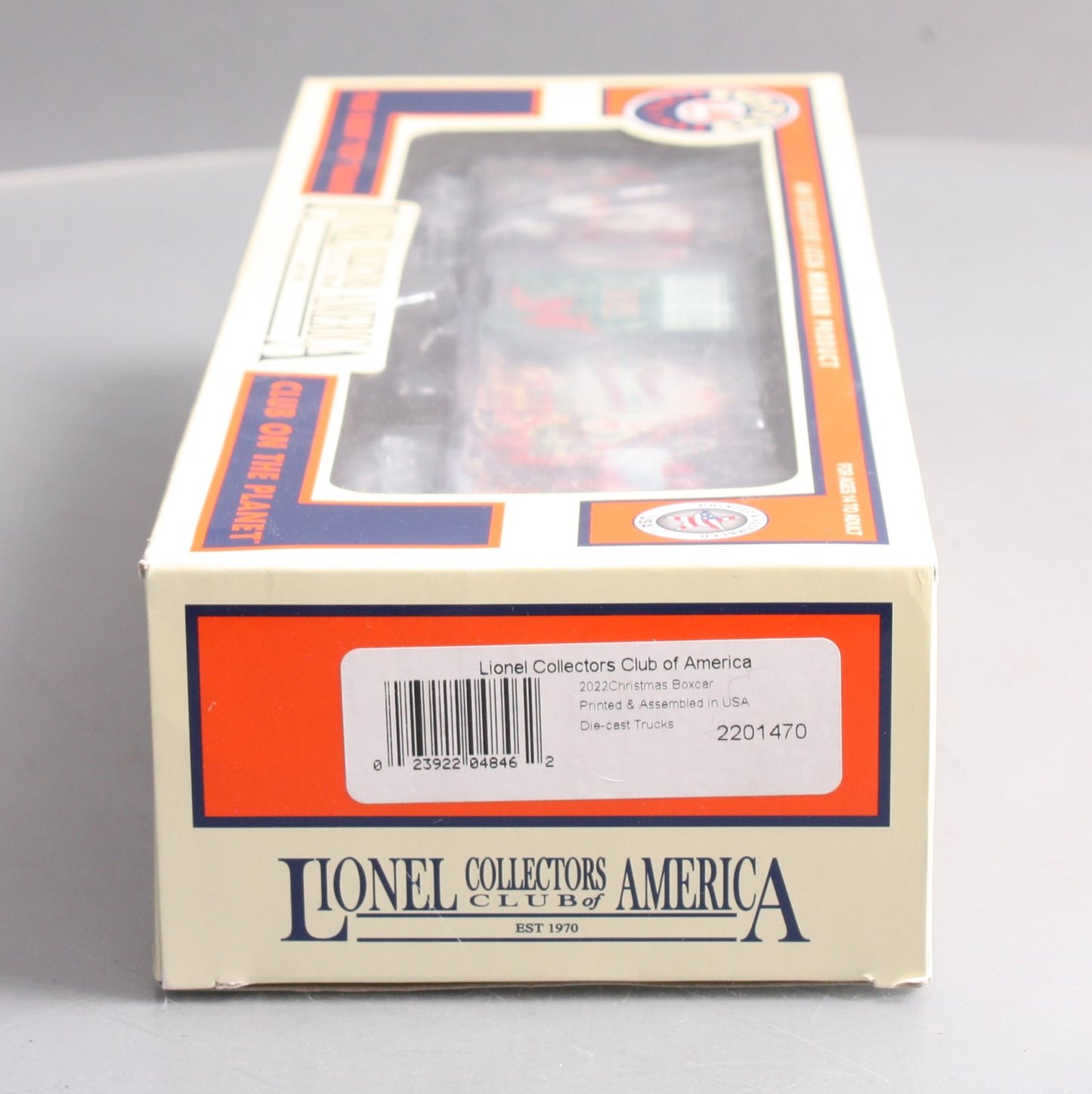 Lionel 2201470 O Gauge Collectors Club of America Christmas Freight #01470 LN/Box