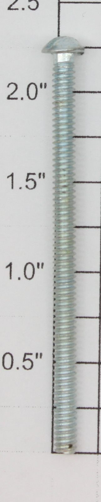 Lionel #6-32 X 2-3/16" Nickel Round Head Screw