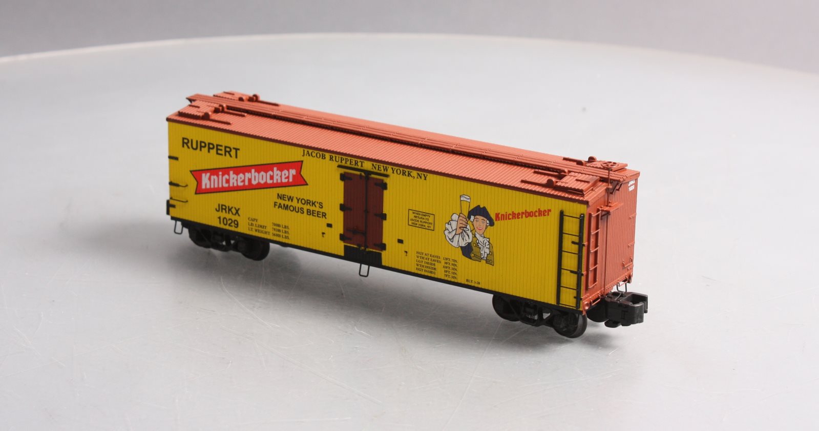 S-Helper Service 00688 S Gauge Ruppert Knickerbocker JRKX Reefer #1029 LN/Box