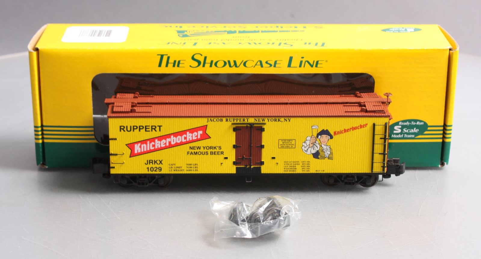 S-Helper Service 00688 S Gauge Ruppert Knickerbocker JRKX Reefer #1029 LN/Box