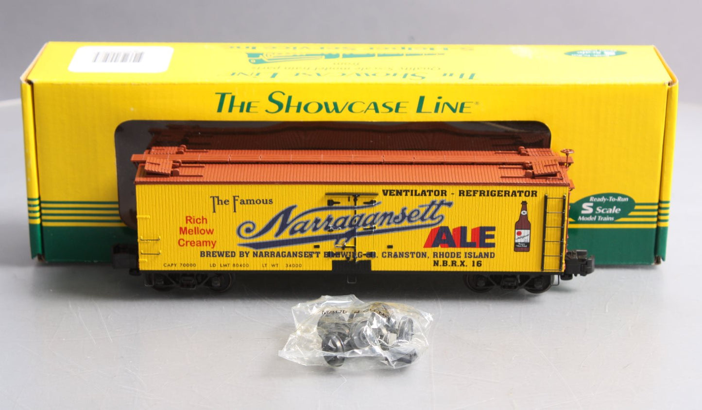 S-Helper Service 00528 S Narragansett Ale Reefer #16 LN/Box