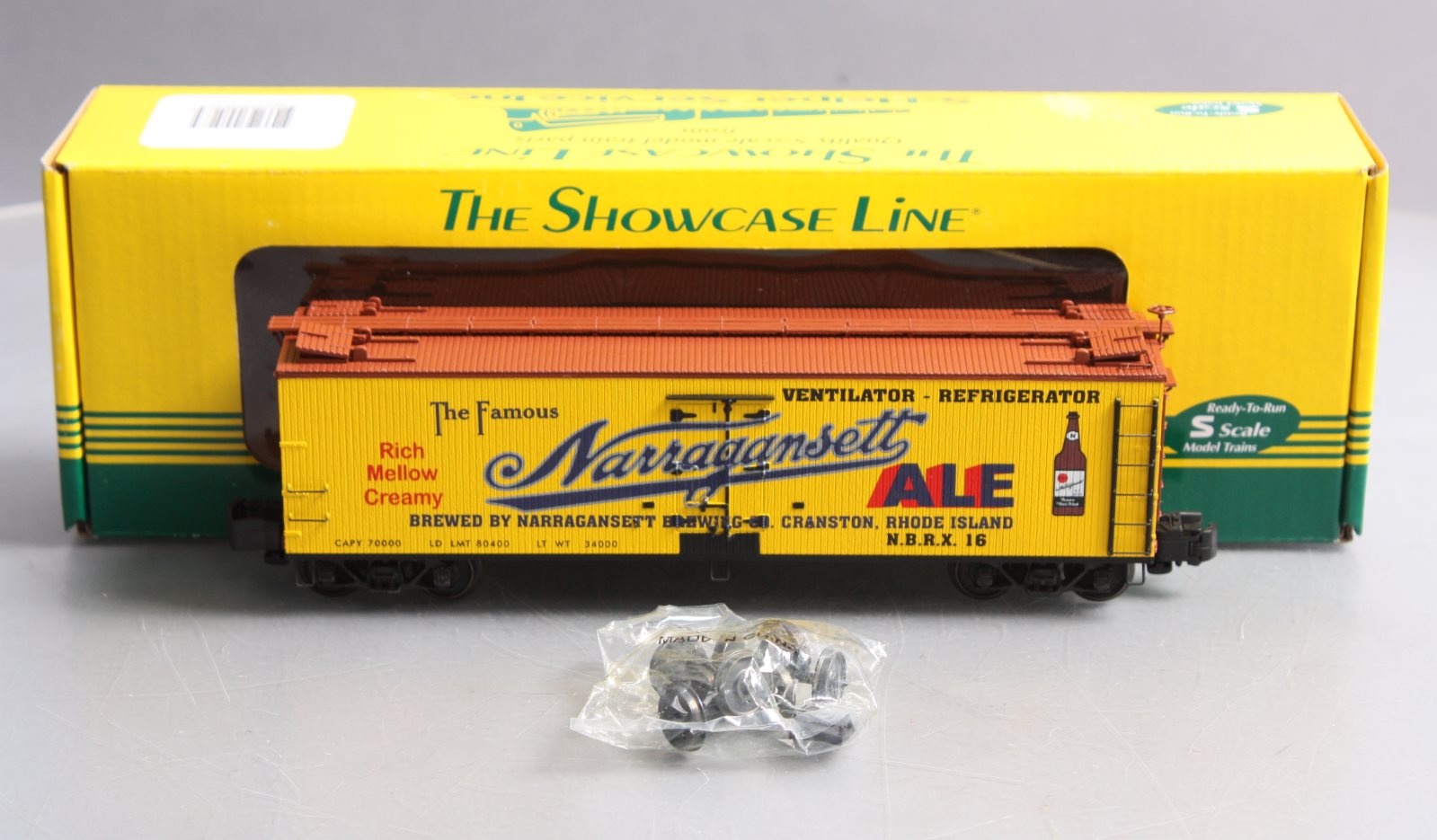 S-Helper Service 00528 S Narragansett Ale Reefer #16 LN/Box