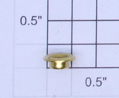 Lionel 221-32 7/32" x 1/8" Brass Eyelet