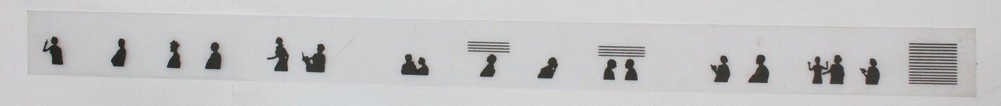 Lionel 2523-01 Window Strip Insert with Passenger Silhouette