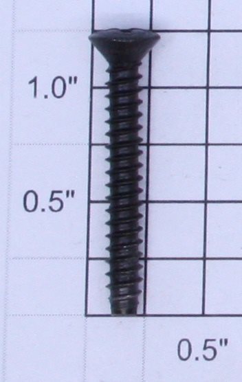 Lionel 20-93 KW/TW #8 Black Oval Head Self Tapping Cover Screw